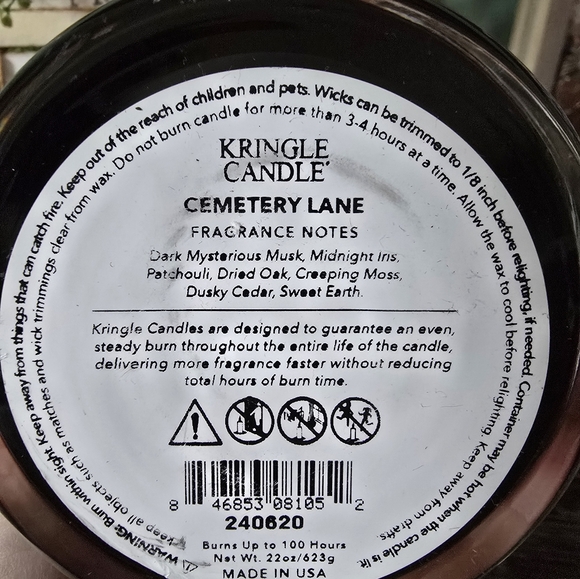 Kringle Halloween Cemetery Lane Soy Candle